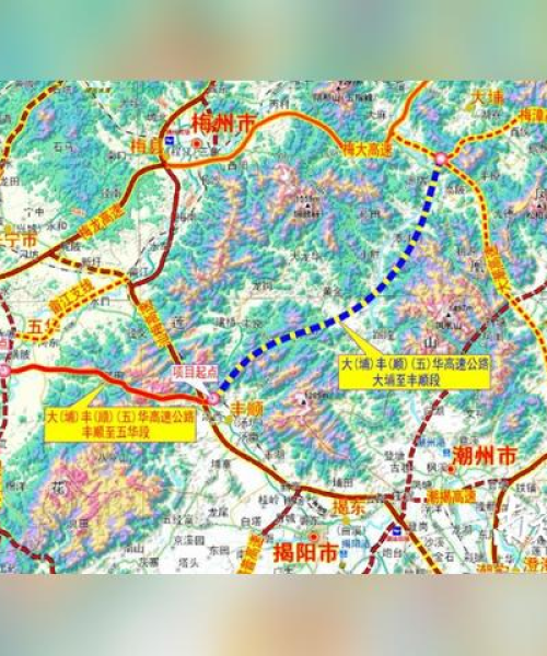 梅州大桥新篇章，迈向未来交通新纪元